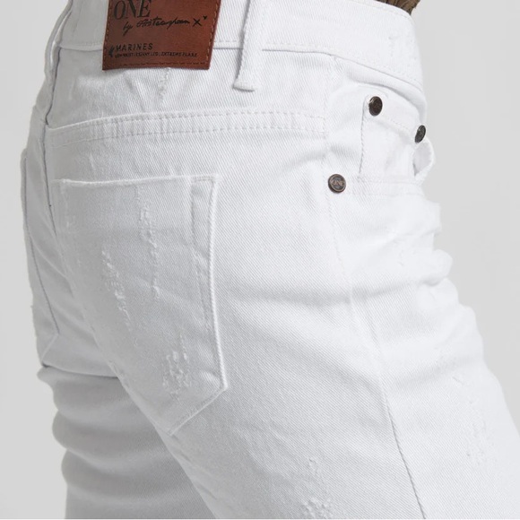 One Teaspoon Luxe White Marine Jeans, Sz. 27 - Picture 6 of 7